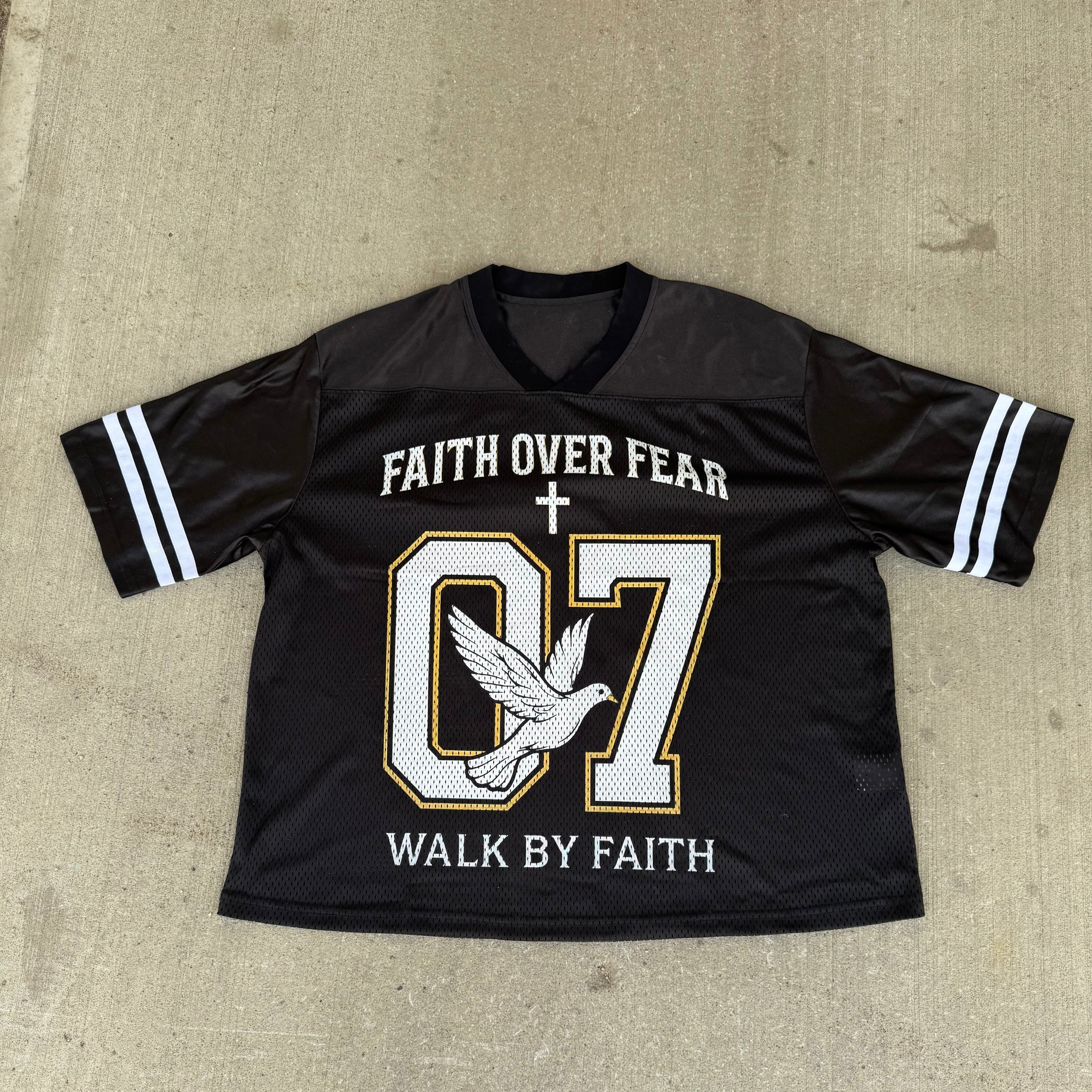 Walk By Faith Jersey - Black