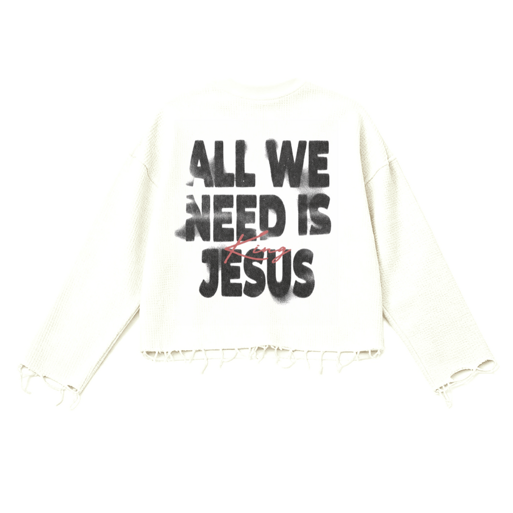 King Jesus Waffle Knit