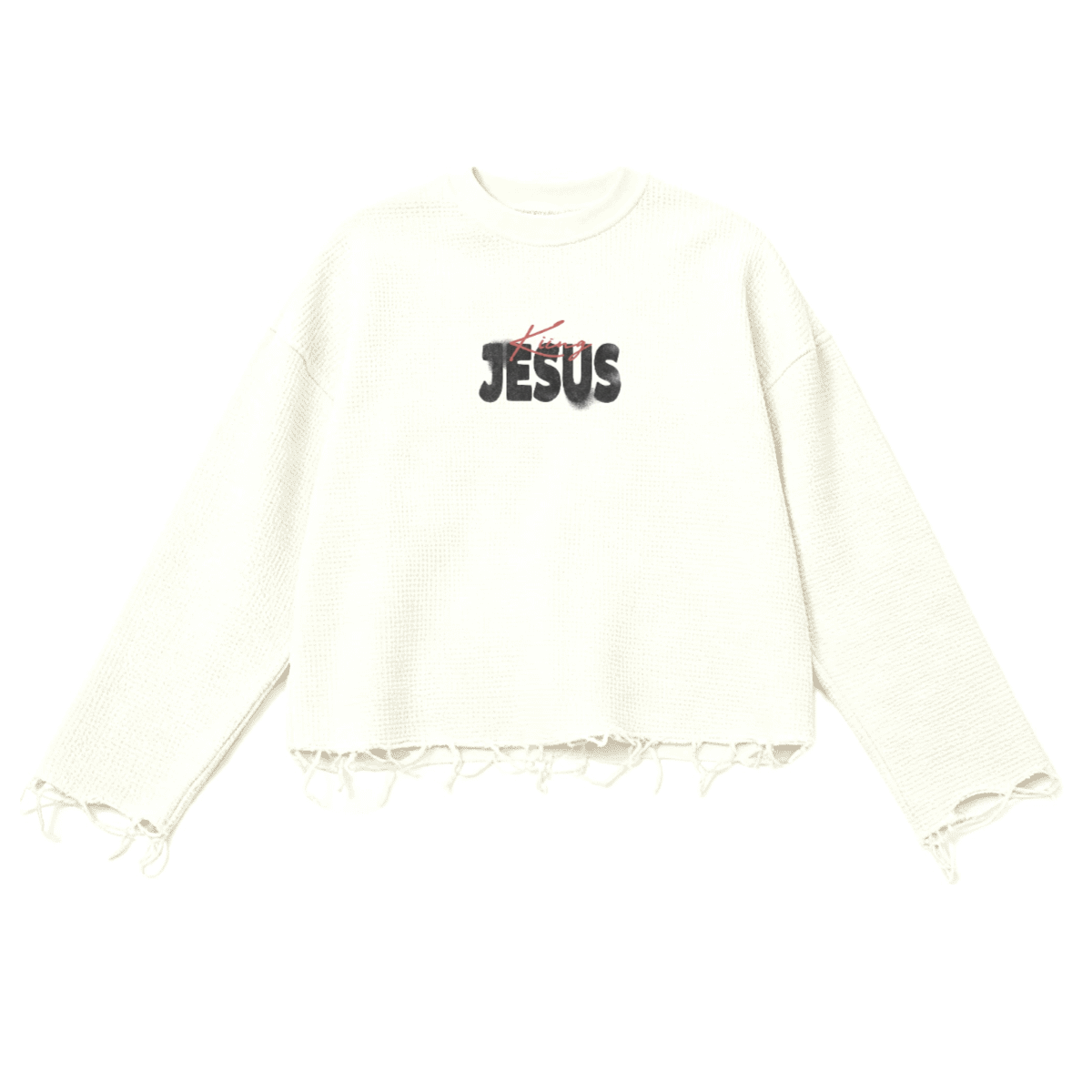 King Jesus Waffle Knit
