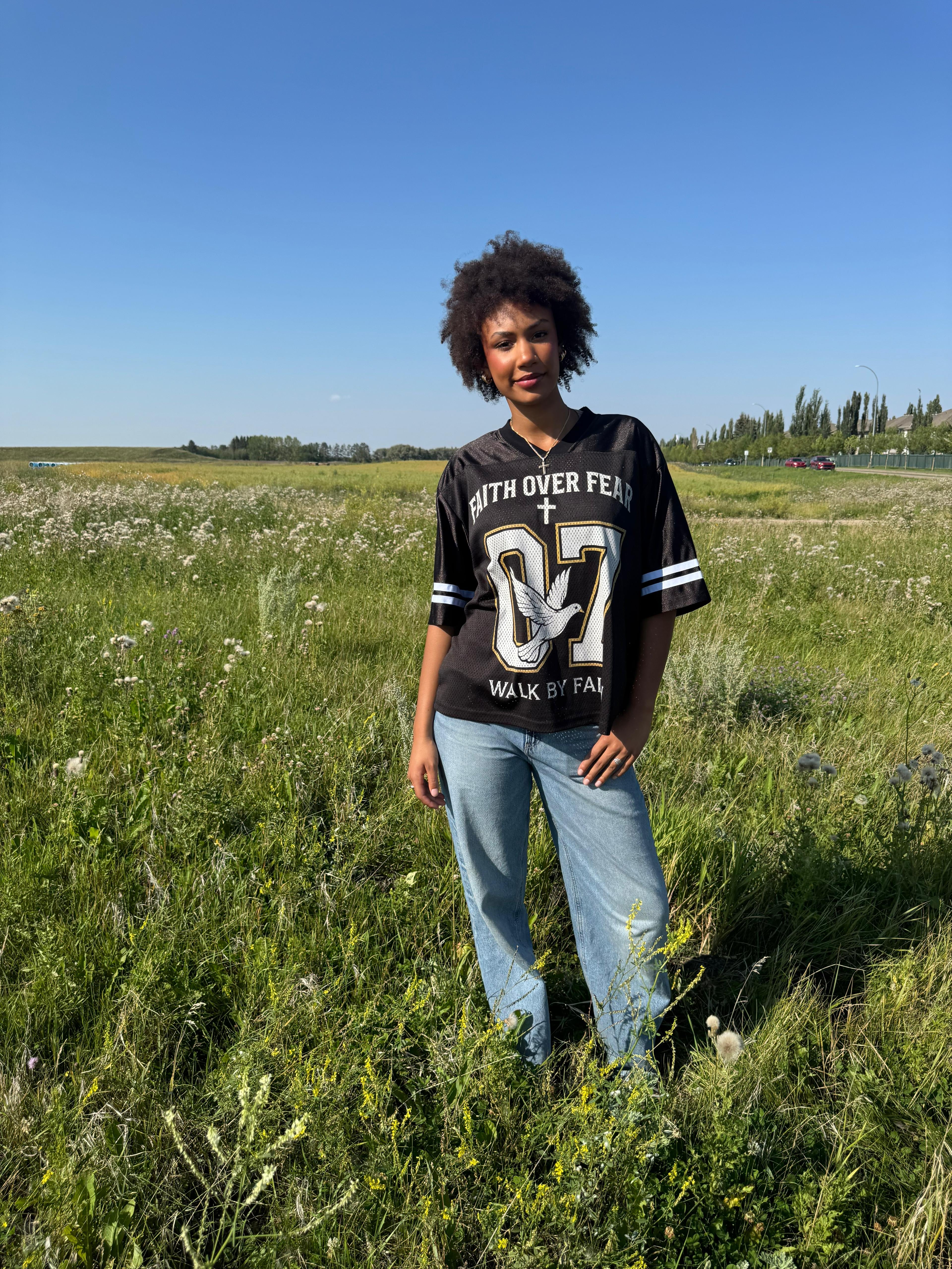 Walk By Faith Jersey - Black