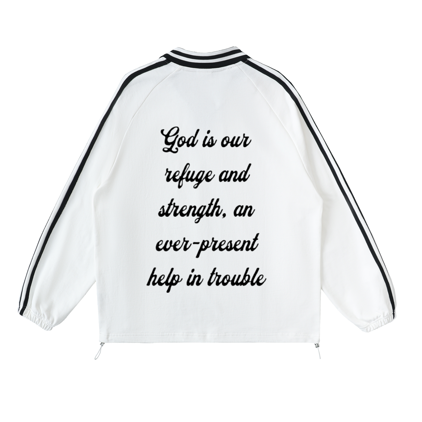 Psalms 46:1 Collar Sweatshirt