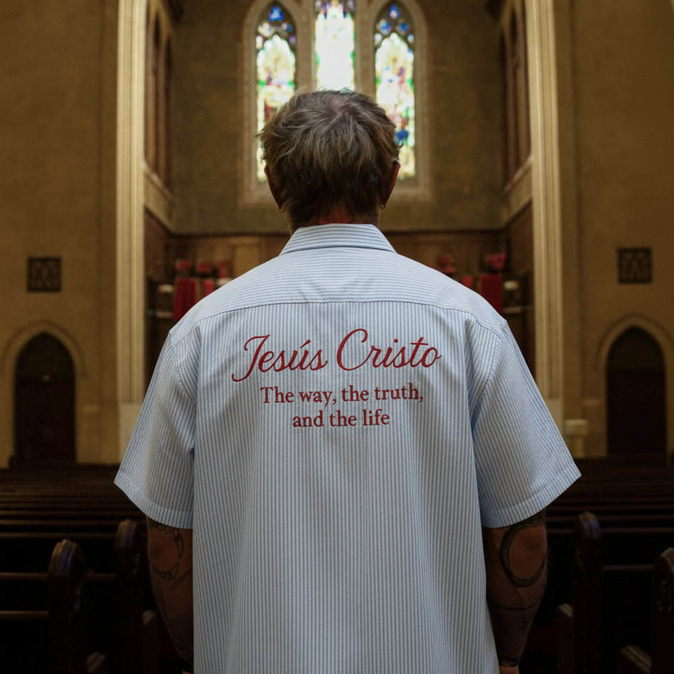 Jesús Cristo Oversized Shirt