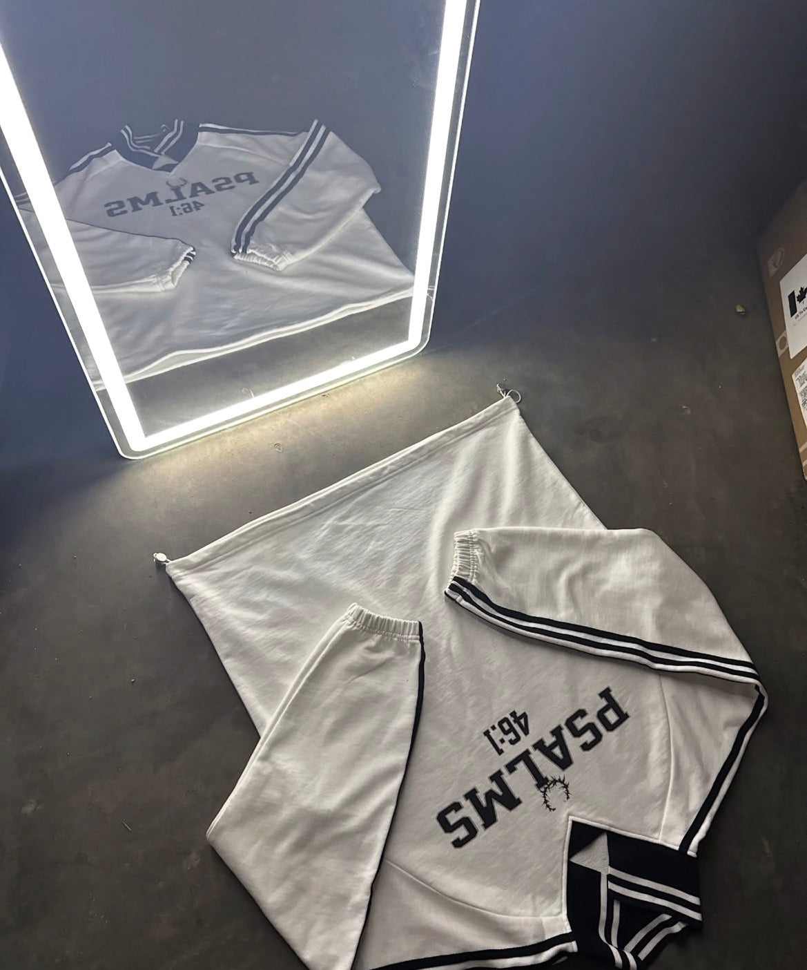 Psalms 46:1 Collar Sweatshirt