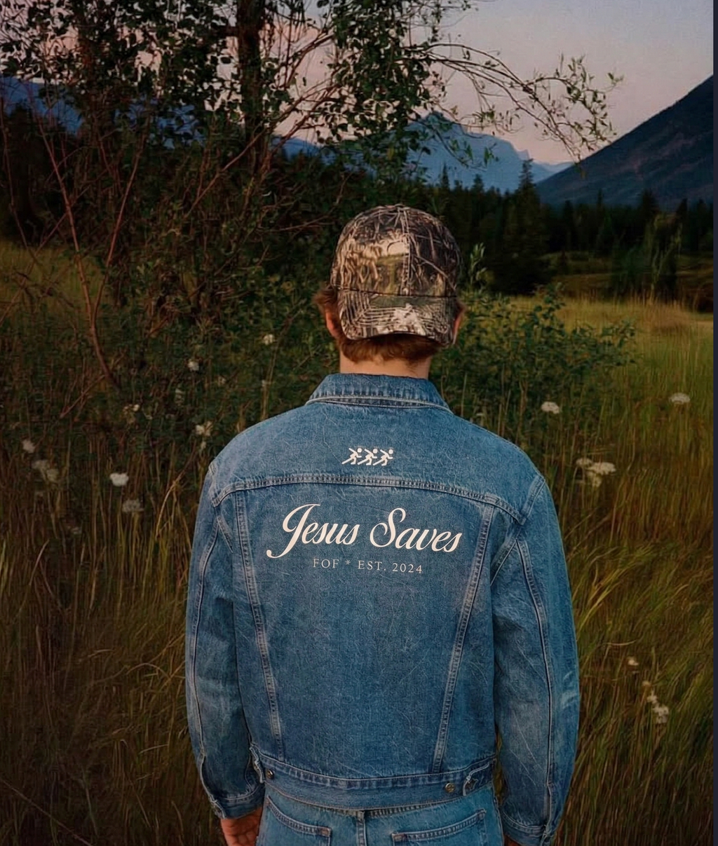 Jesus Saves Denim Jacket